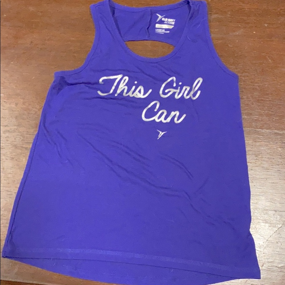 Girls tank top from old navy size larger 10/12